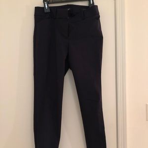 LOFT Julie Skinny Navy Pant Navy Size 4